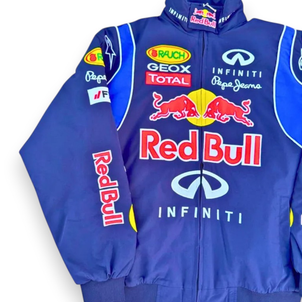 Blue RB Racing Bomber Jacket