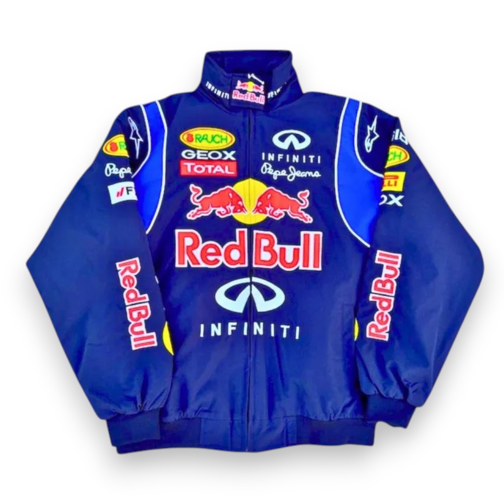 Blue RB Racing Bomber Jacket