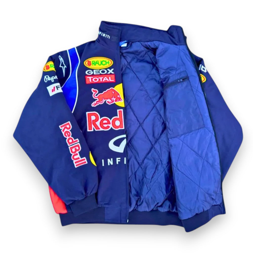 Blue RB Racing Bomber Jacket
