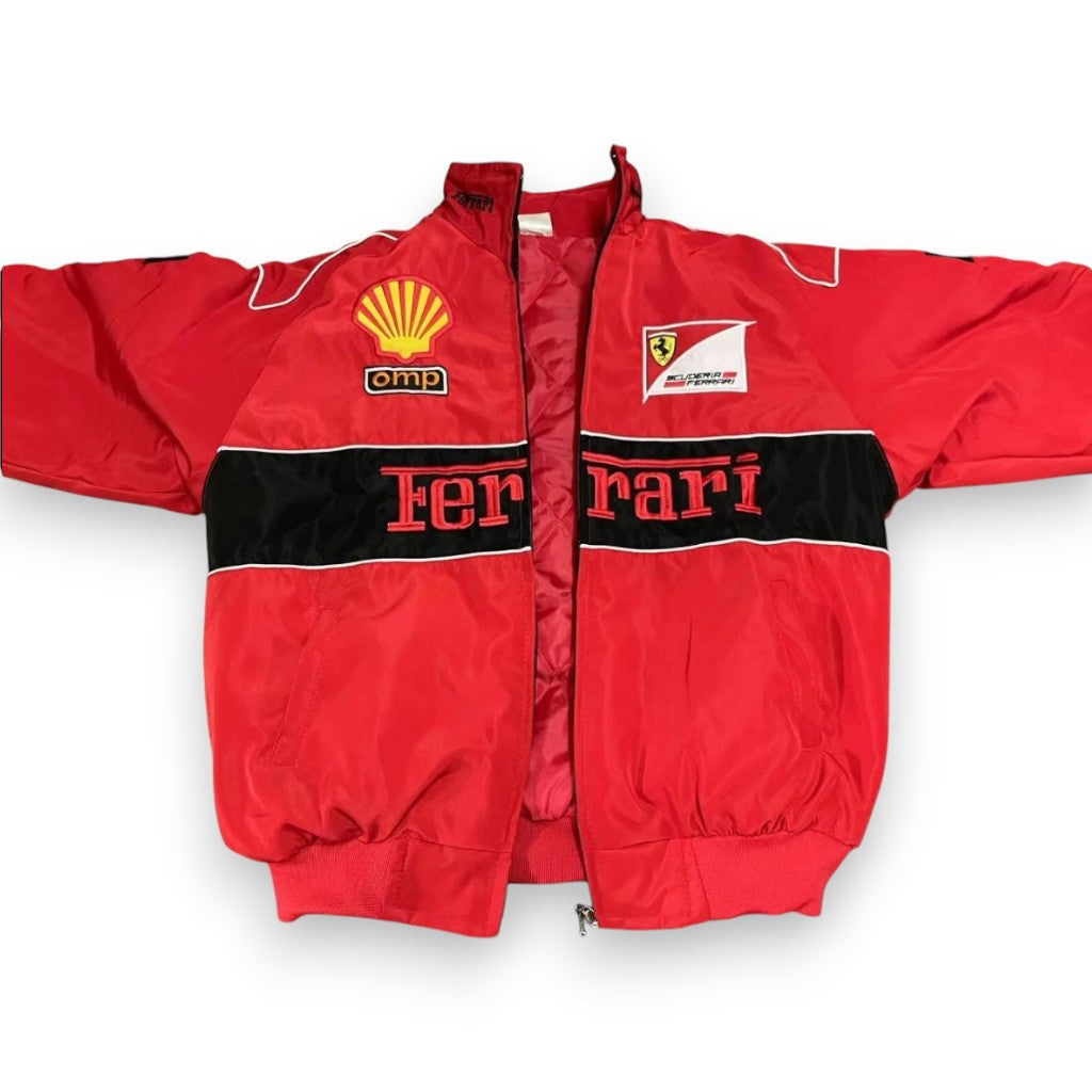 Red Black F1 Bomber Jacket
