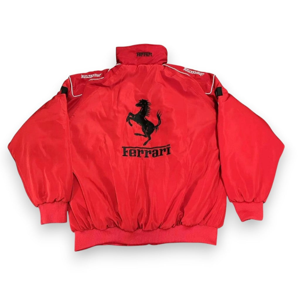 Red Black F1 Bomber Jacket