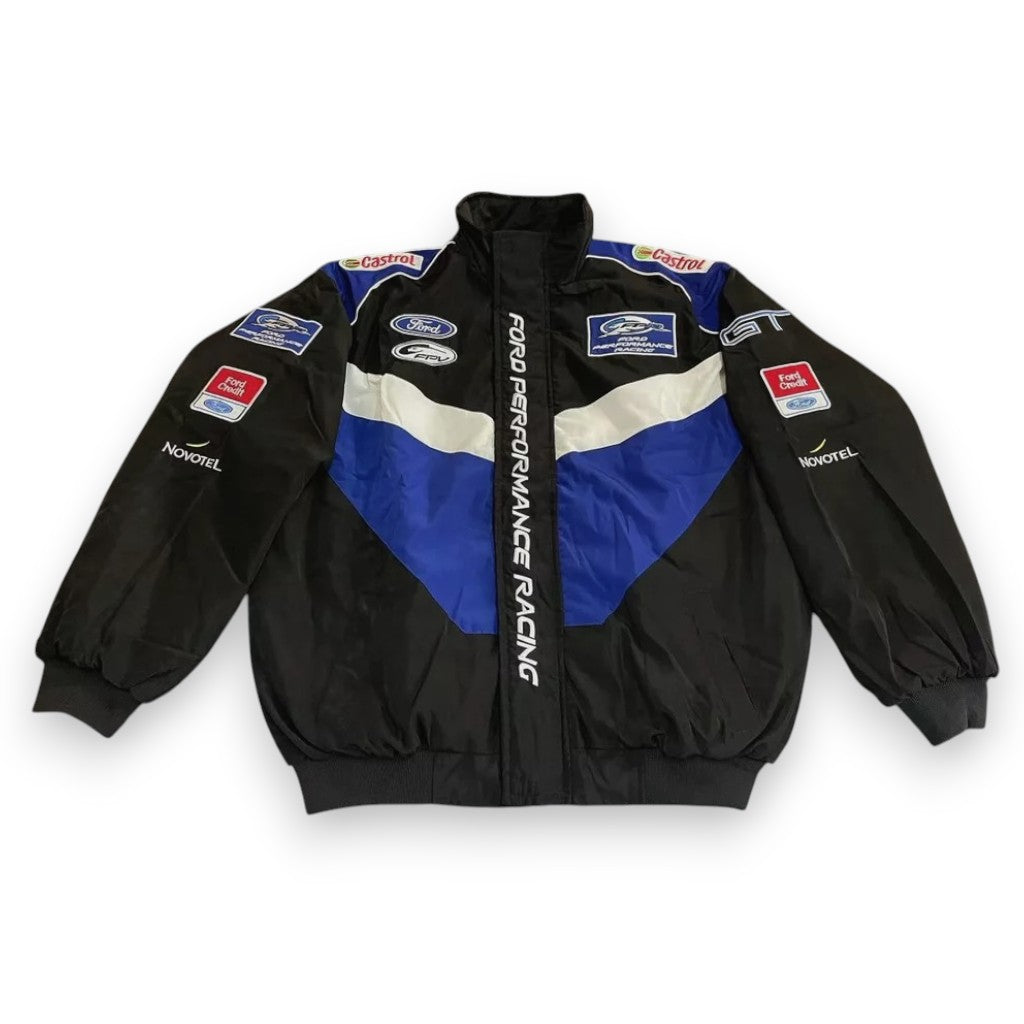 Black Ford Racing Bomber Jacket