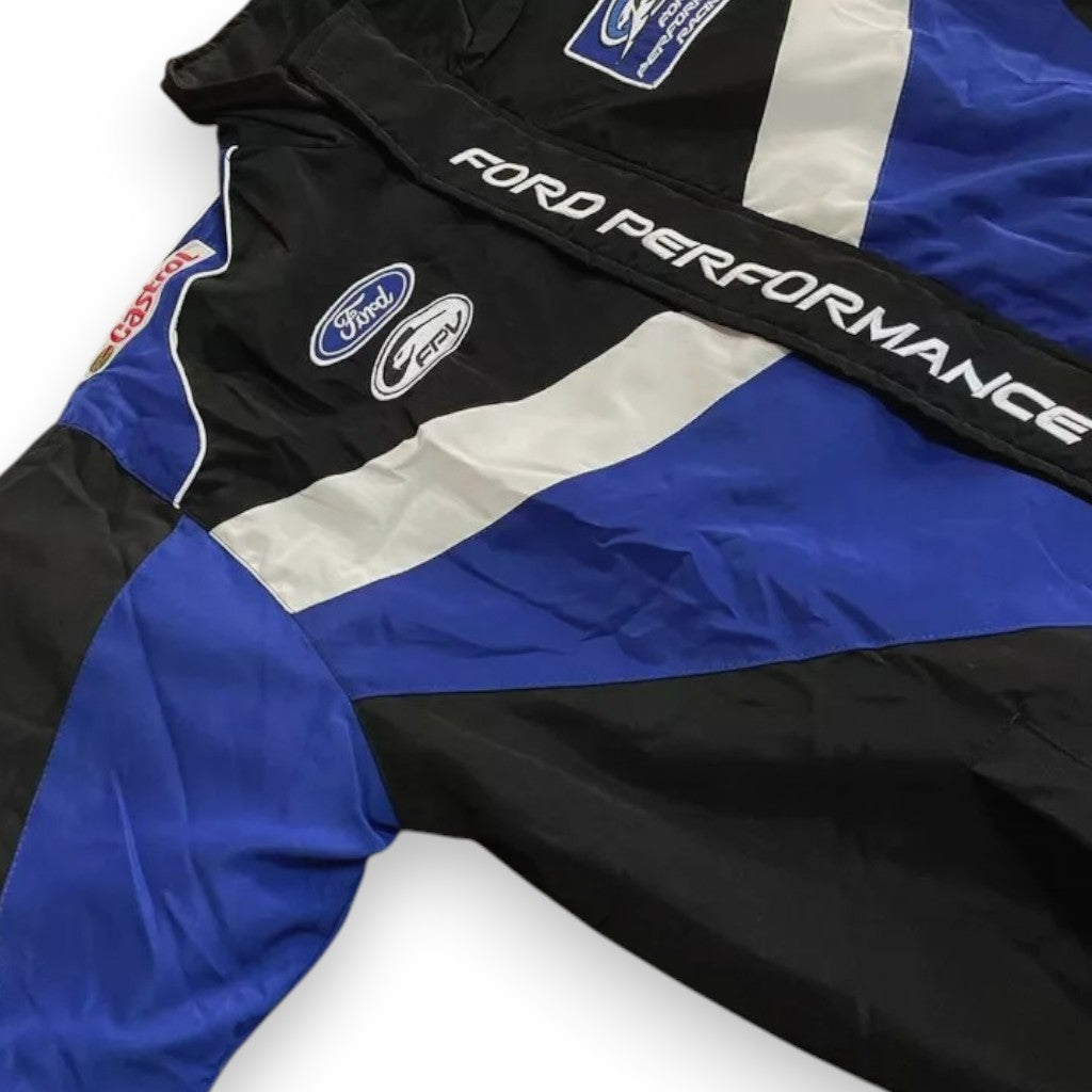 Black Ford Racing Bomber Jacket