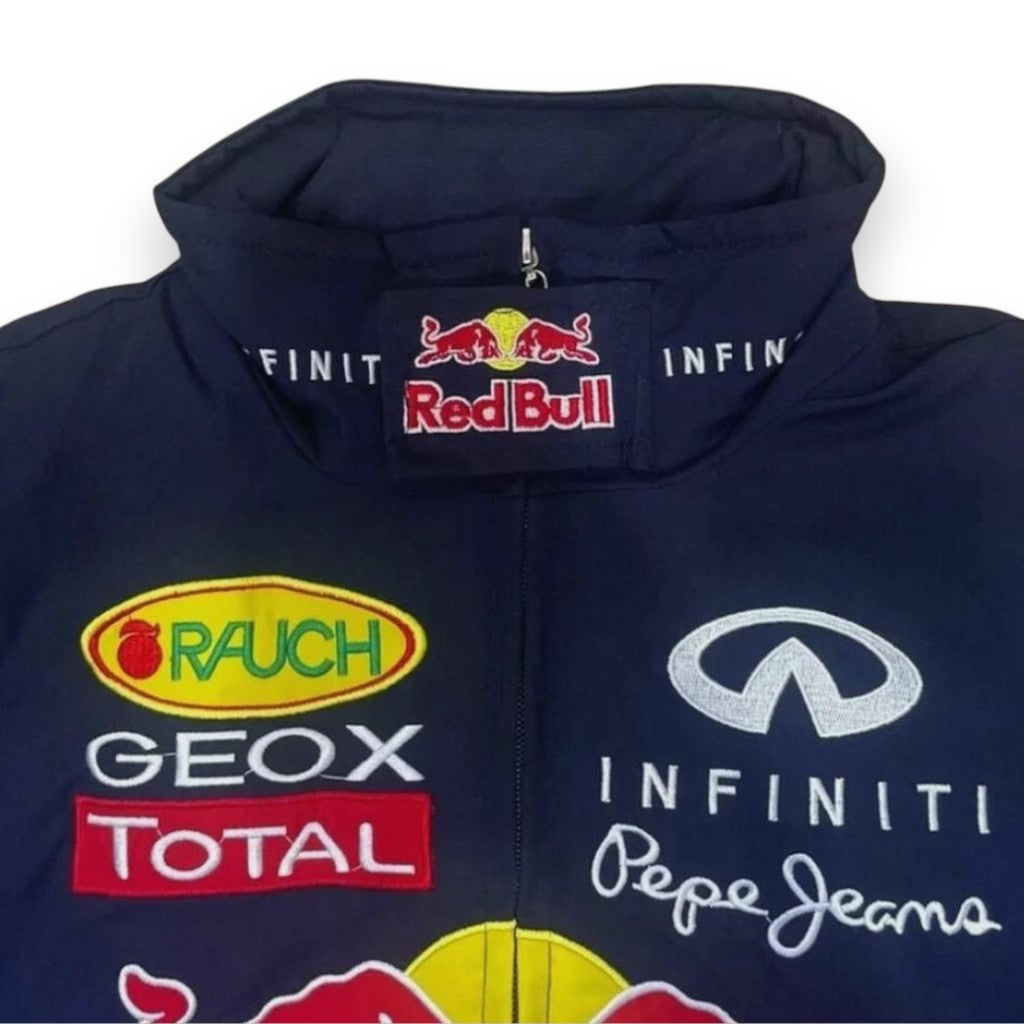 Black RB Racing Bomber Jacket